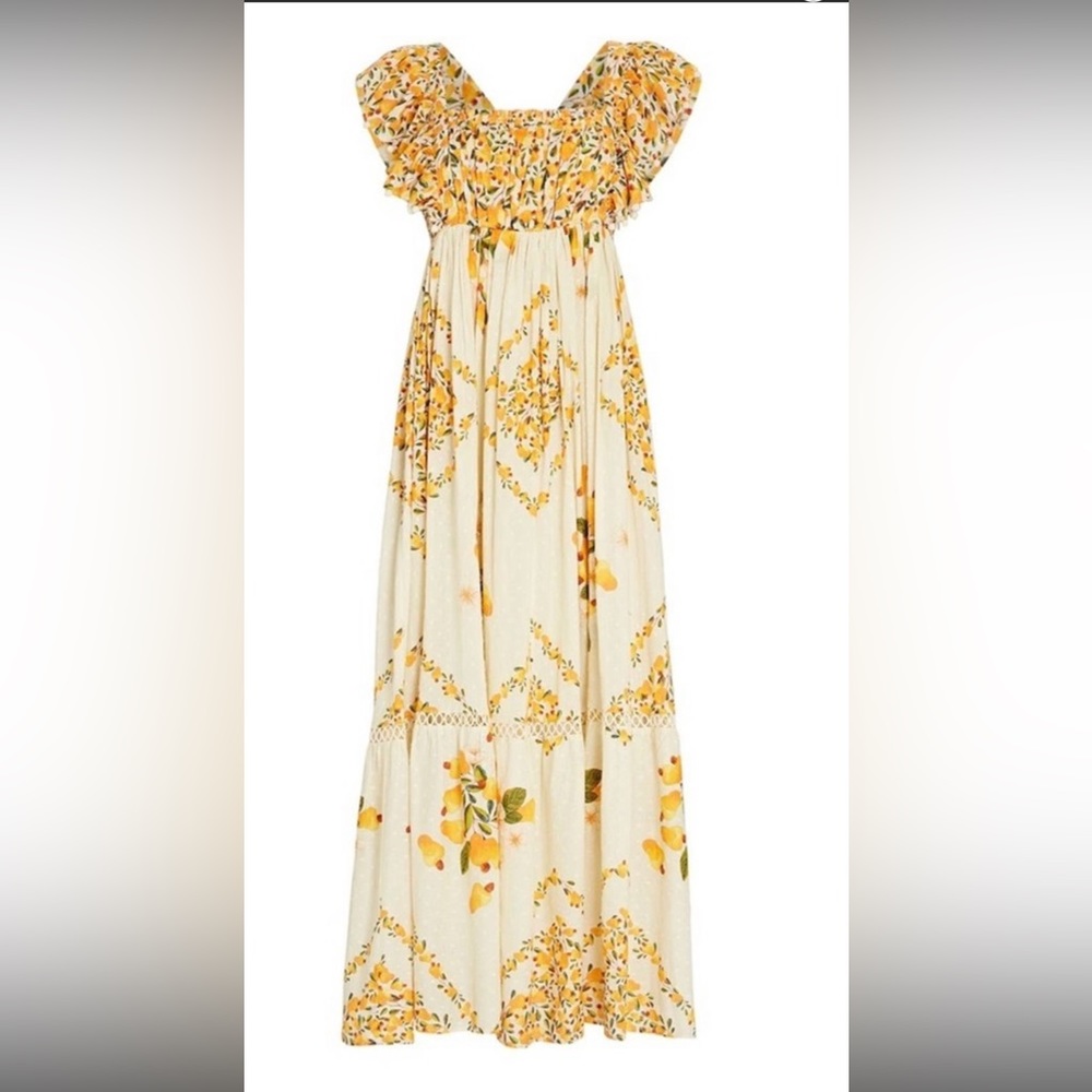FARM RIO Cashew Maxi Dress